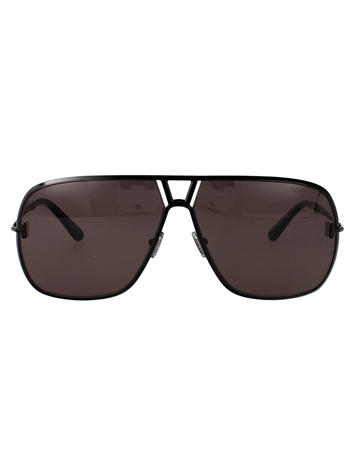 Nero Lucido / Fumo Metal Sunglasses