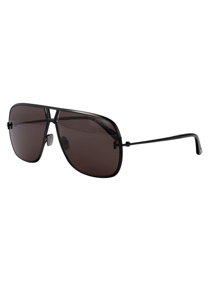Nero Lucido / Fumo Metal Sunglasses