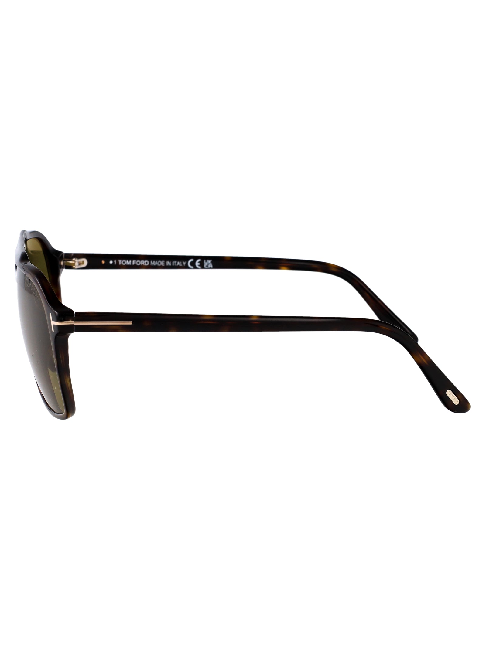 Ft1209 52n Avana Scura / Verde Acetate Sunglasses