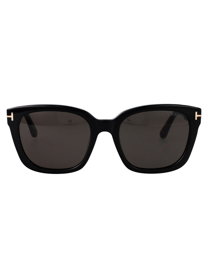 Ft1216 01a Nero Lucido / Fumo Acetate Sunglasses