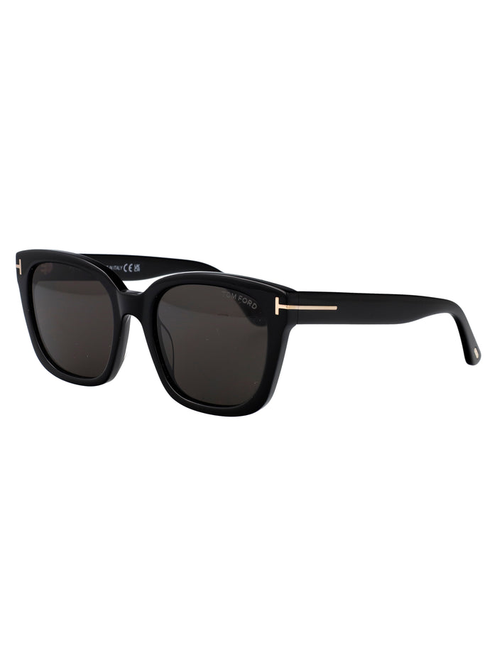 Ft1216 01a Nero Lucido / Fumo Acetate Sunglasses