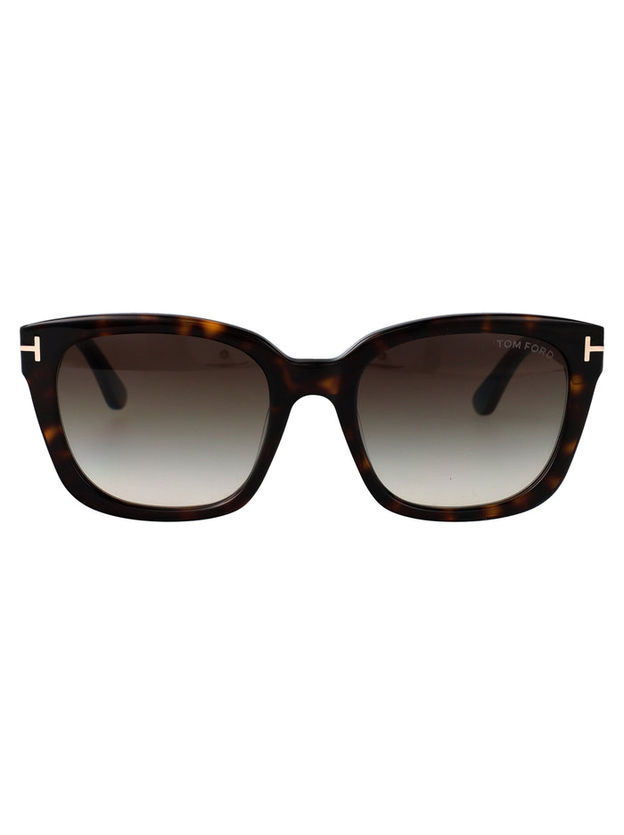 Ft1216 52b Avana Scura / Fumo Grad Acetate Sunglasses