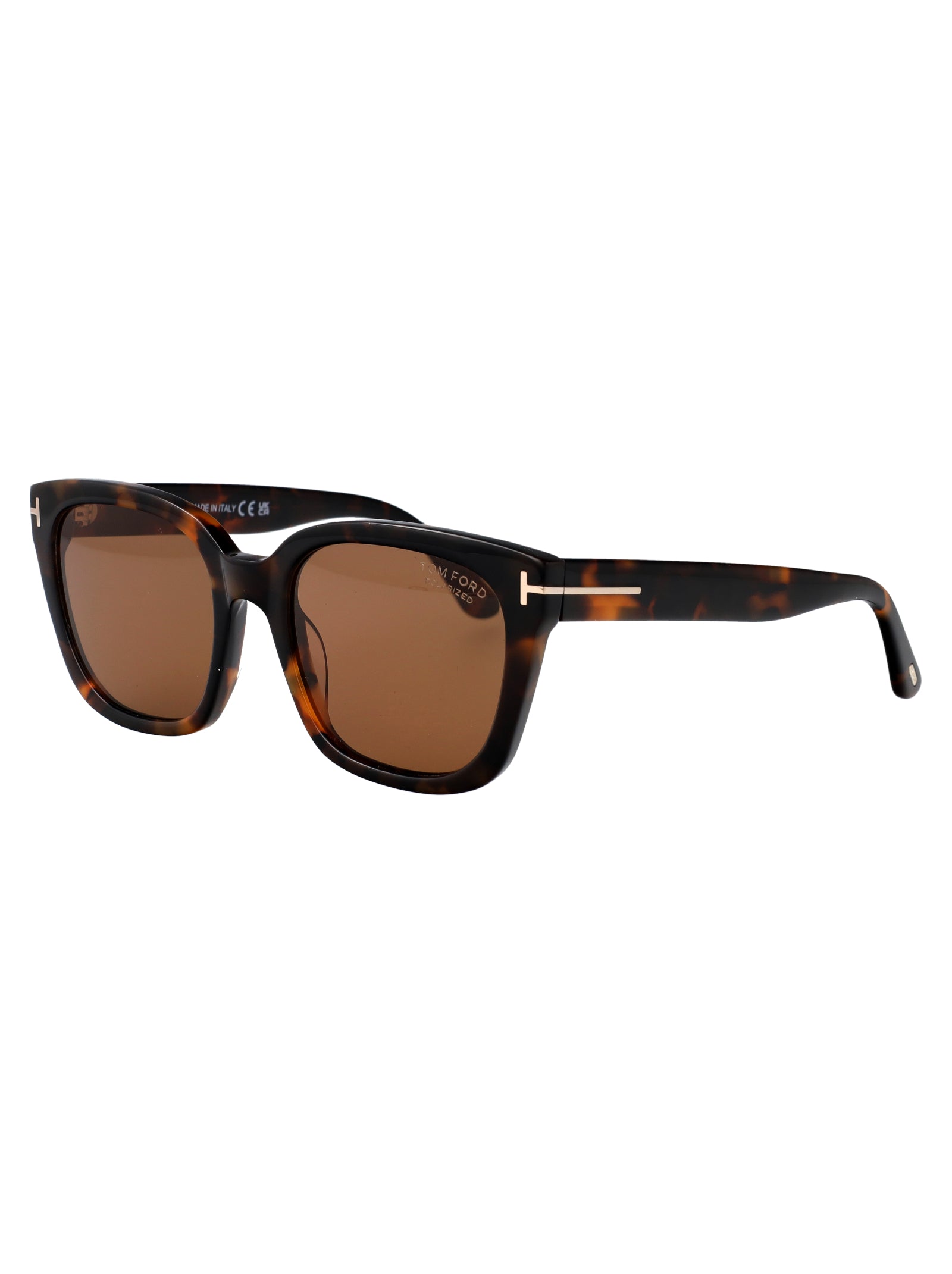 Ft1216 52h Avana Scura / Marrone Polar Acetate Sunglasses