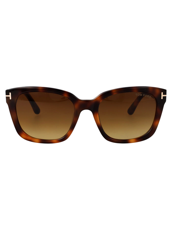 Ft1216 53f Avana Bionda / Marrone Grad Acetate Sunglasses