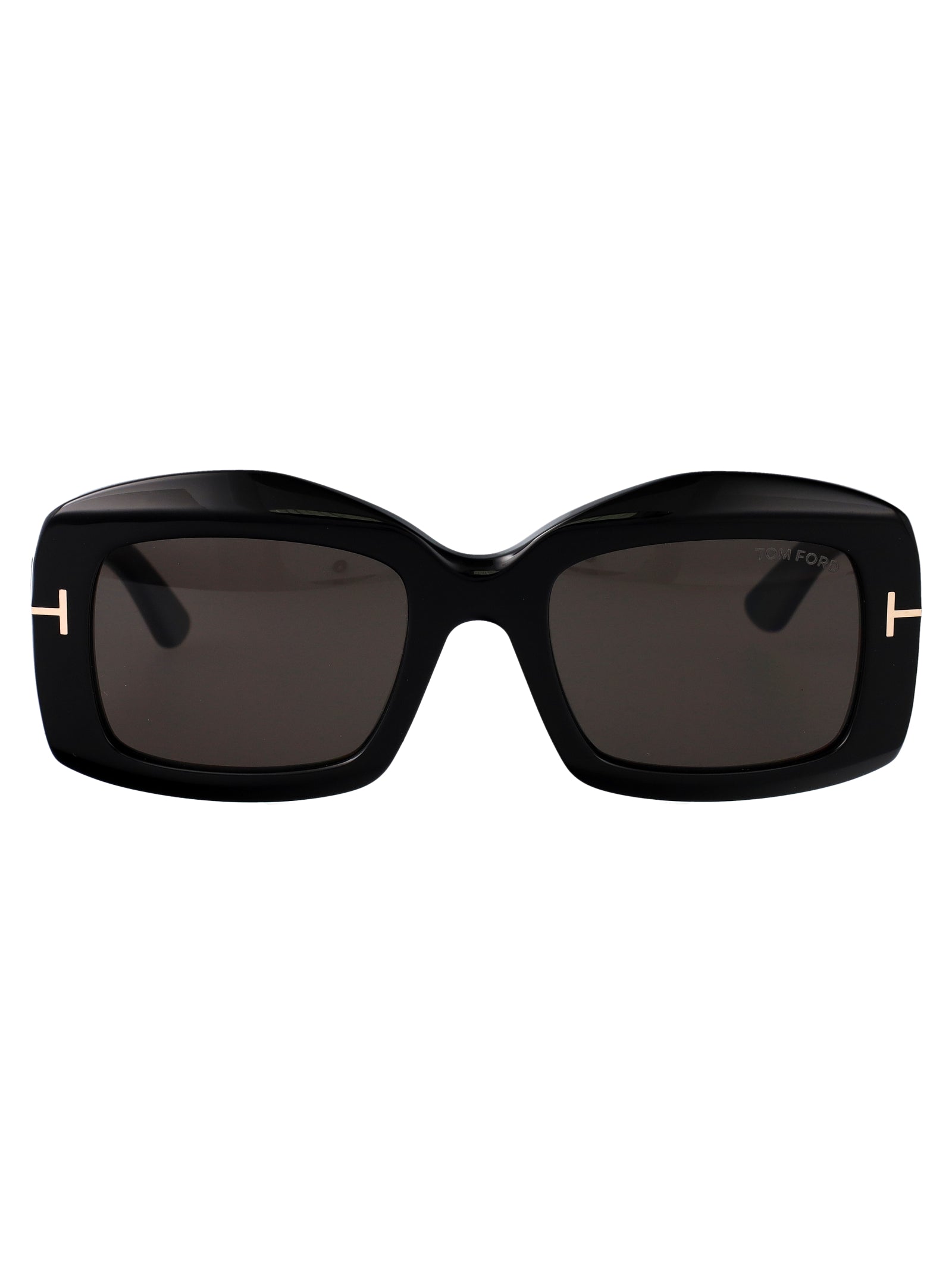 Ft1218 01a Nero Lucido / Fumo Acetate Sunglasses