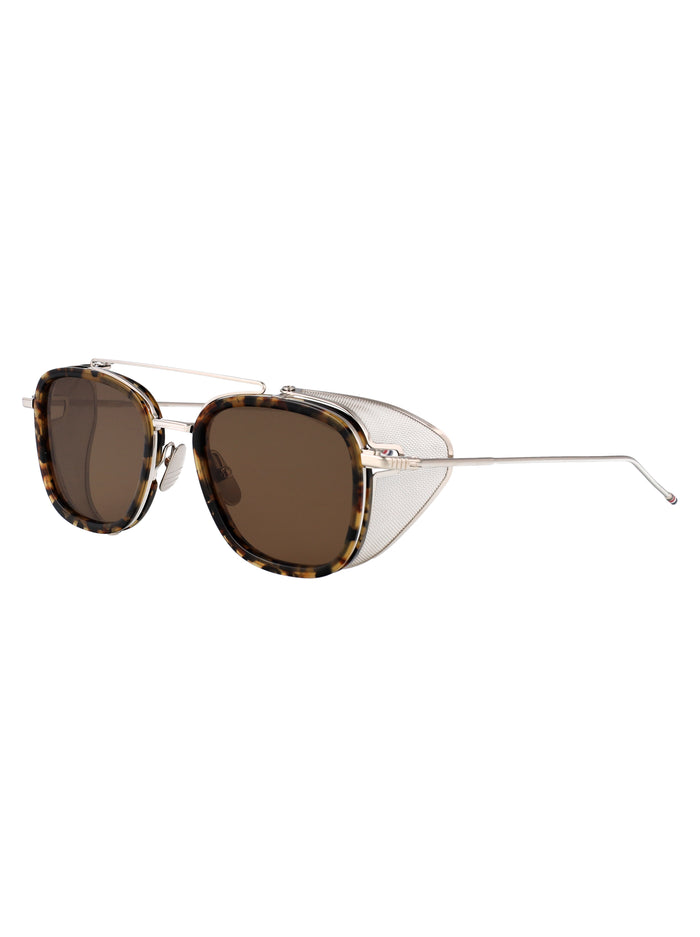Ues808a-G0003 205 Tokyo Tortoise Ndx162 Silver Plate Acetate + Titanium Sunglasses