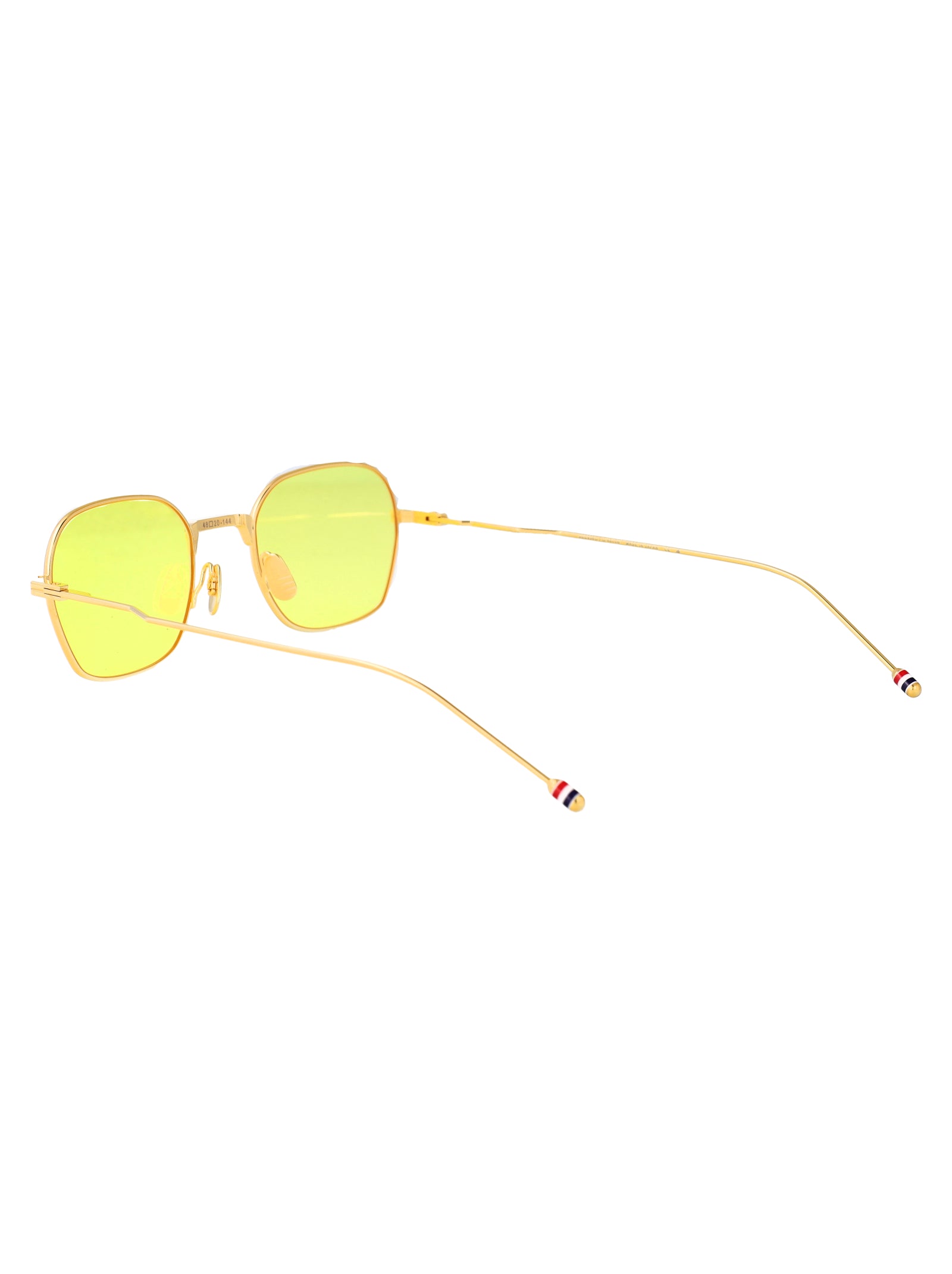 Ues936c-G0001 712 18k Gold Plate Titanium/ Yellow Lens Titanium Sunglasses