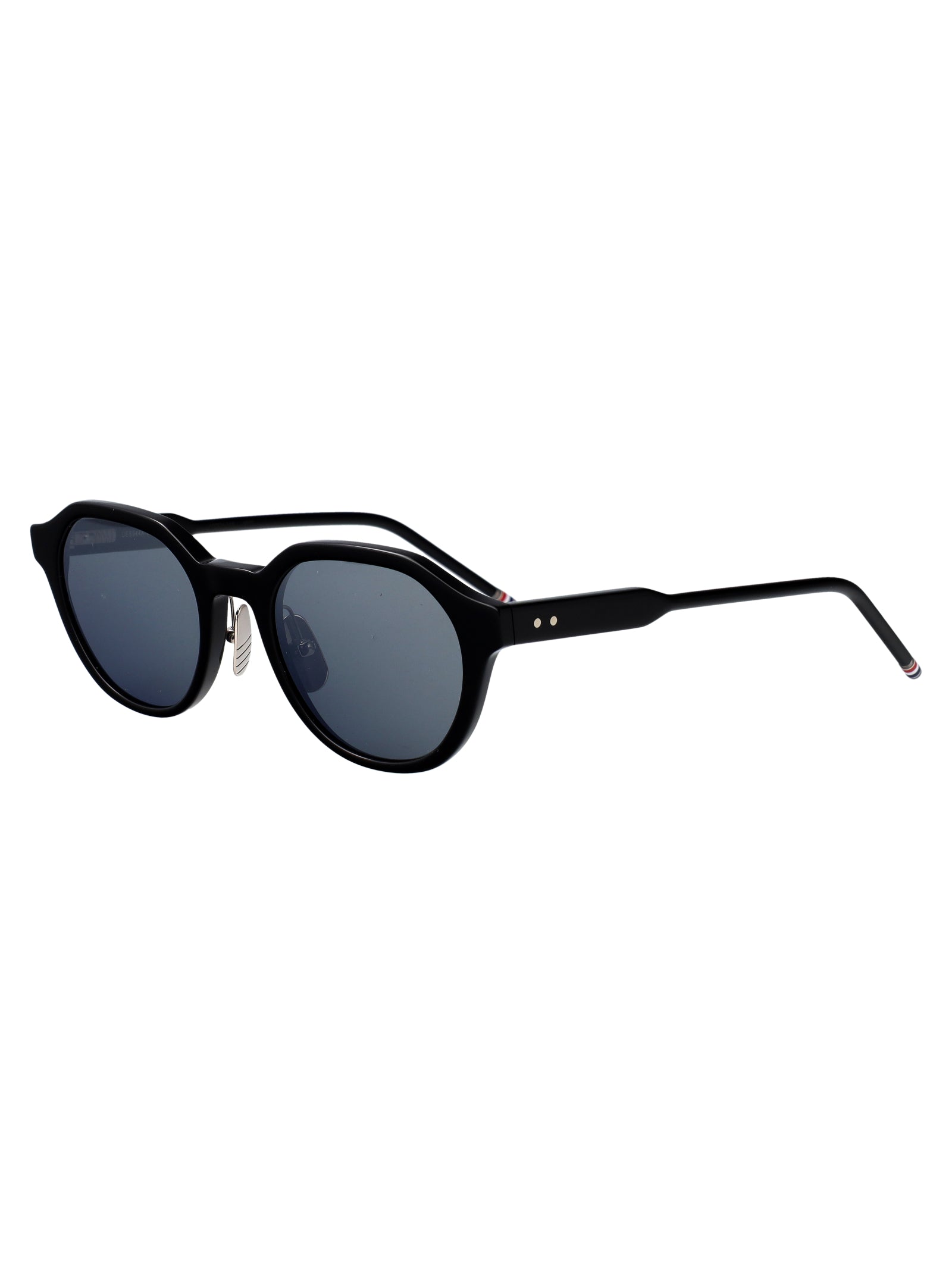 Ues944a-G0002 001 Black Shiny Acetate Sunglasses