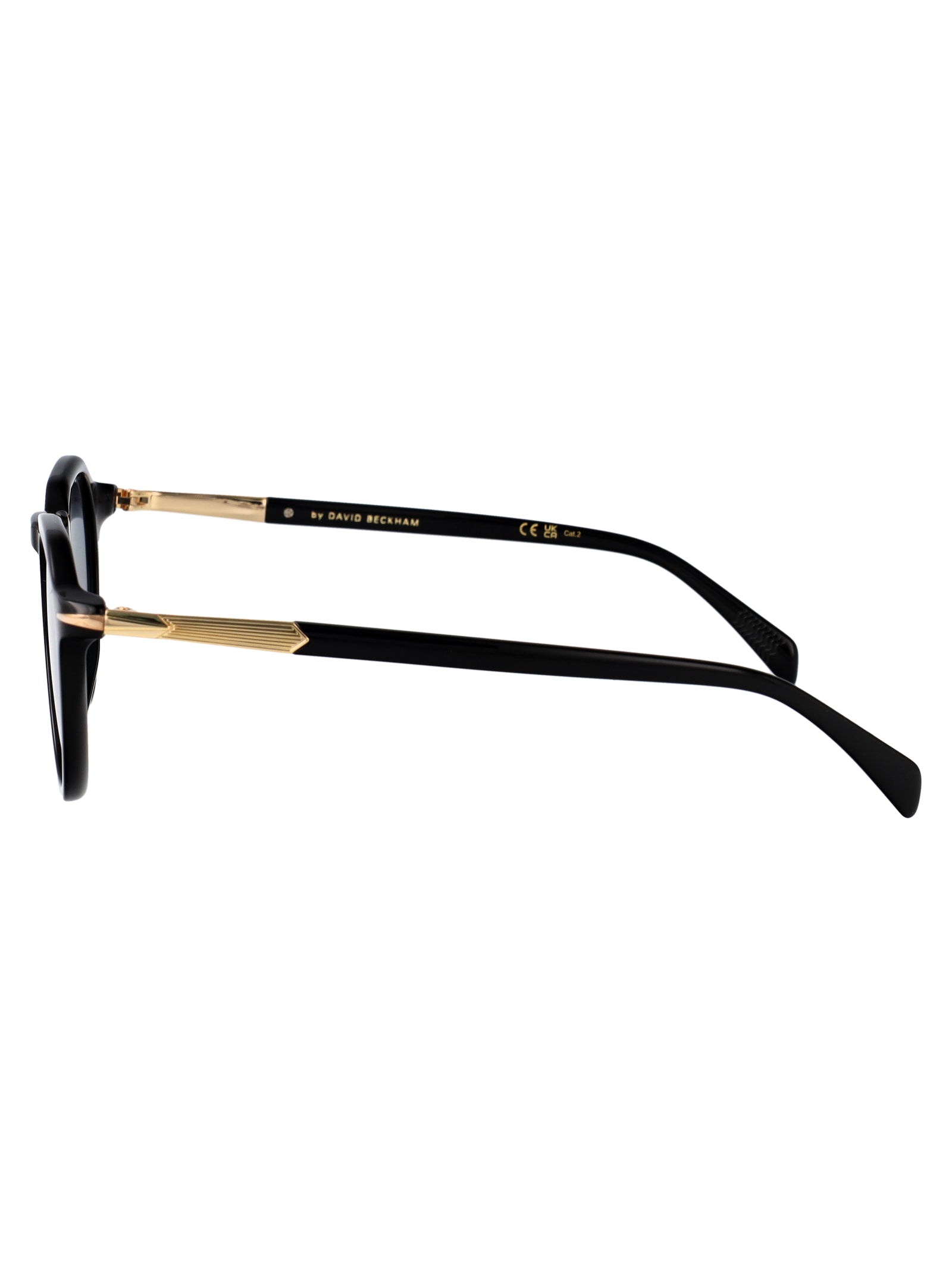 Db 1171-S 2m2 Black Gold Acetate Sunglasses