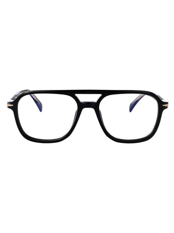 Optical Frames Db1182 Black Acetate Glasses &