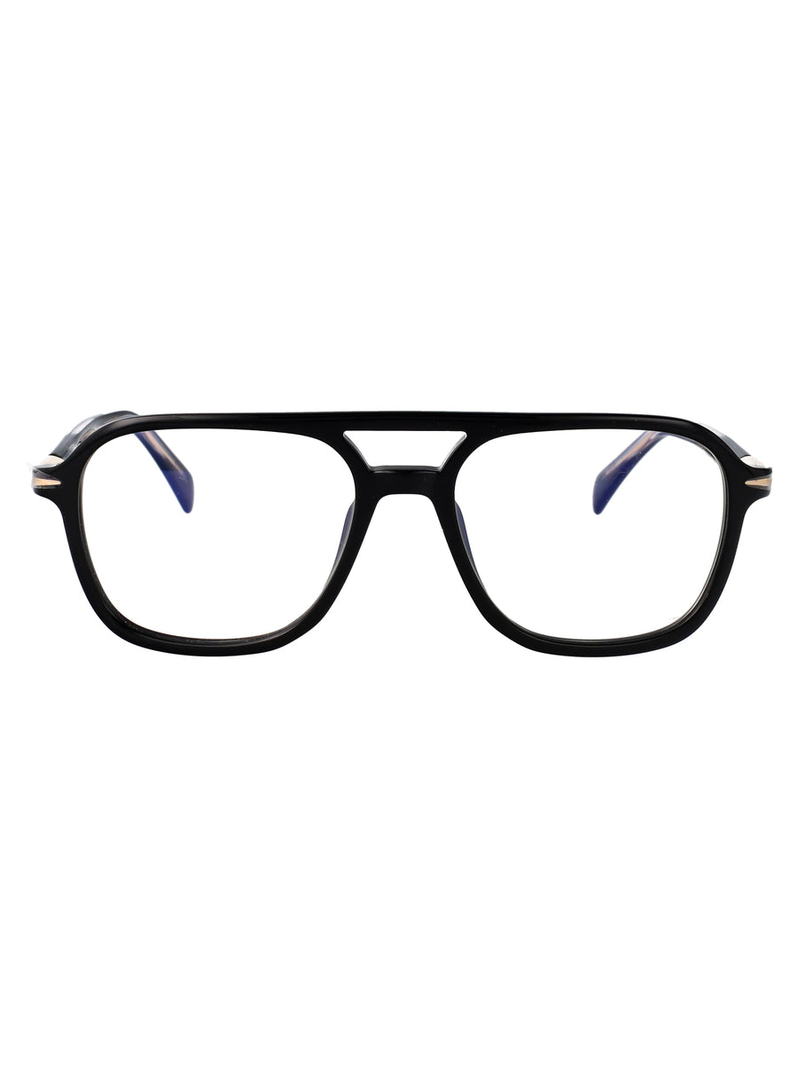 Optical Frames Db1182 Black Acetate Glasses &