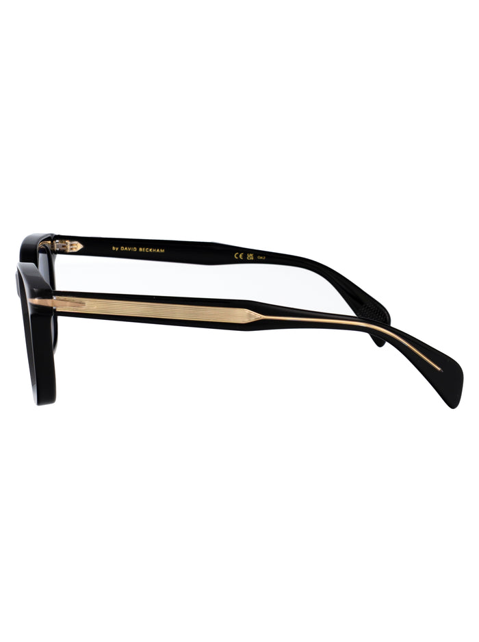 Db 7133-S 807 Black Acetate Sunglasses
