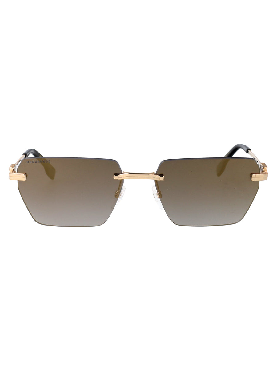 Sunglasses D20102-S Gold-Black Gold/black Metal