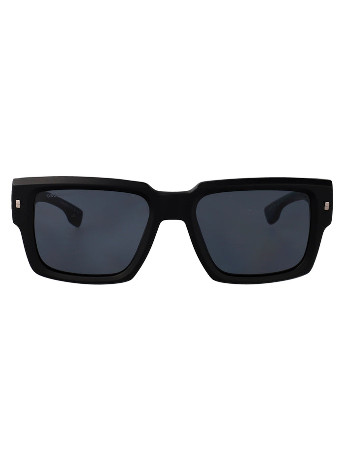 D2 0143-S 003 Matte Black Acetate Sunglasses