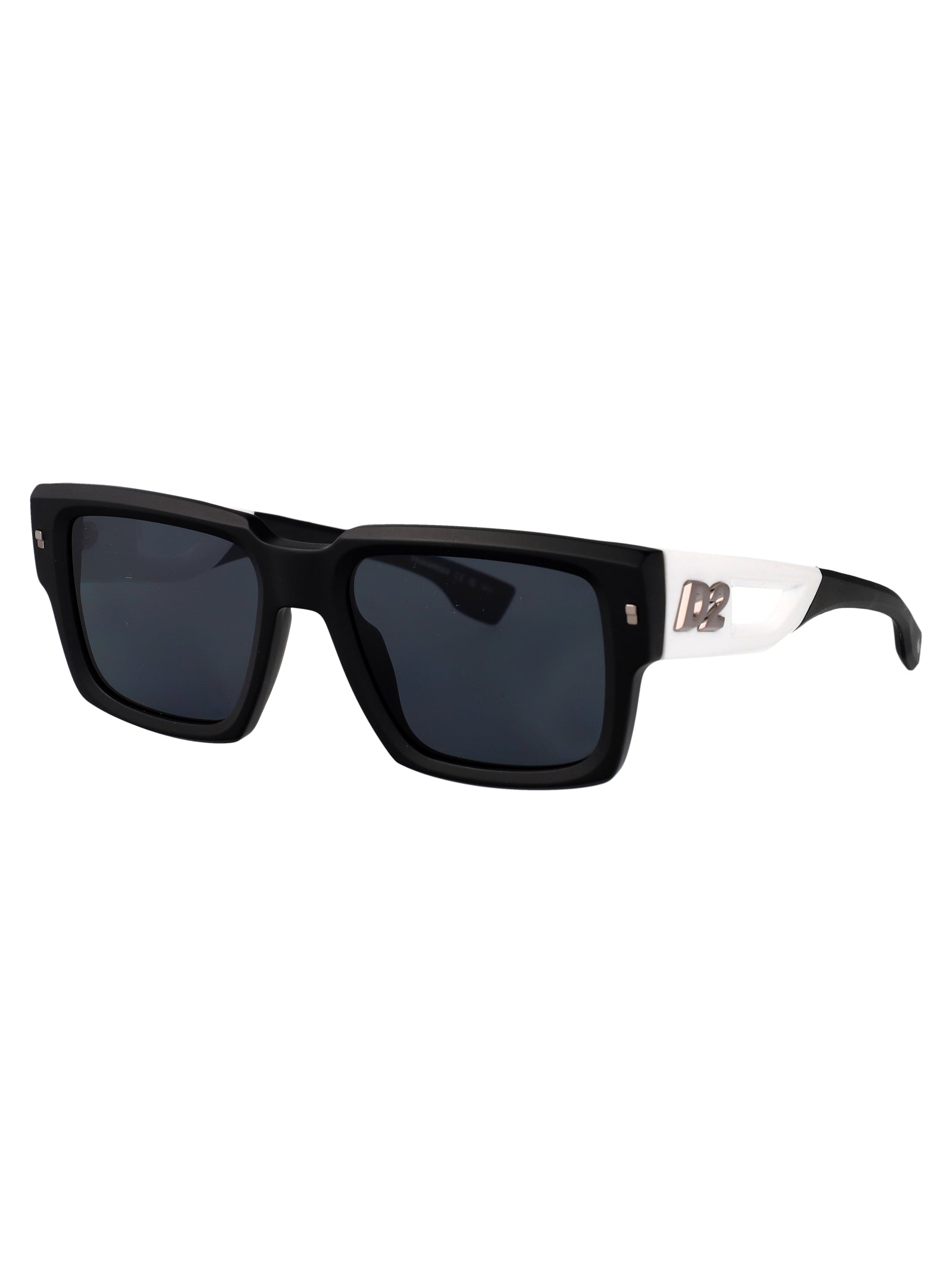 D2 0143-S Matte Black Acetate Sunglasses