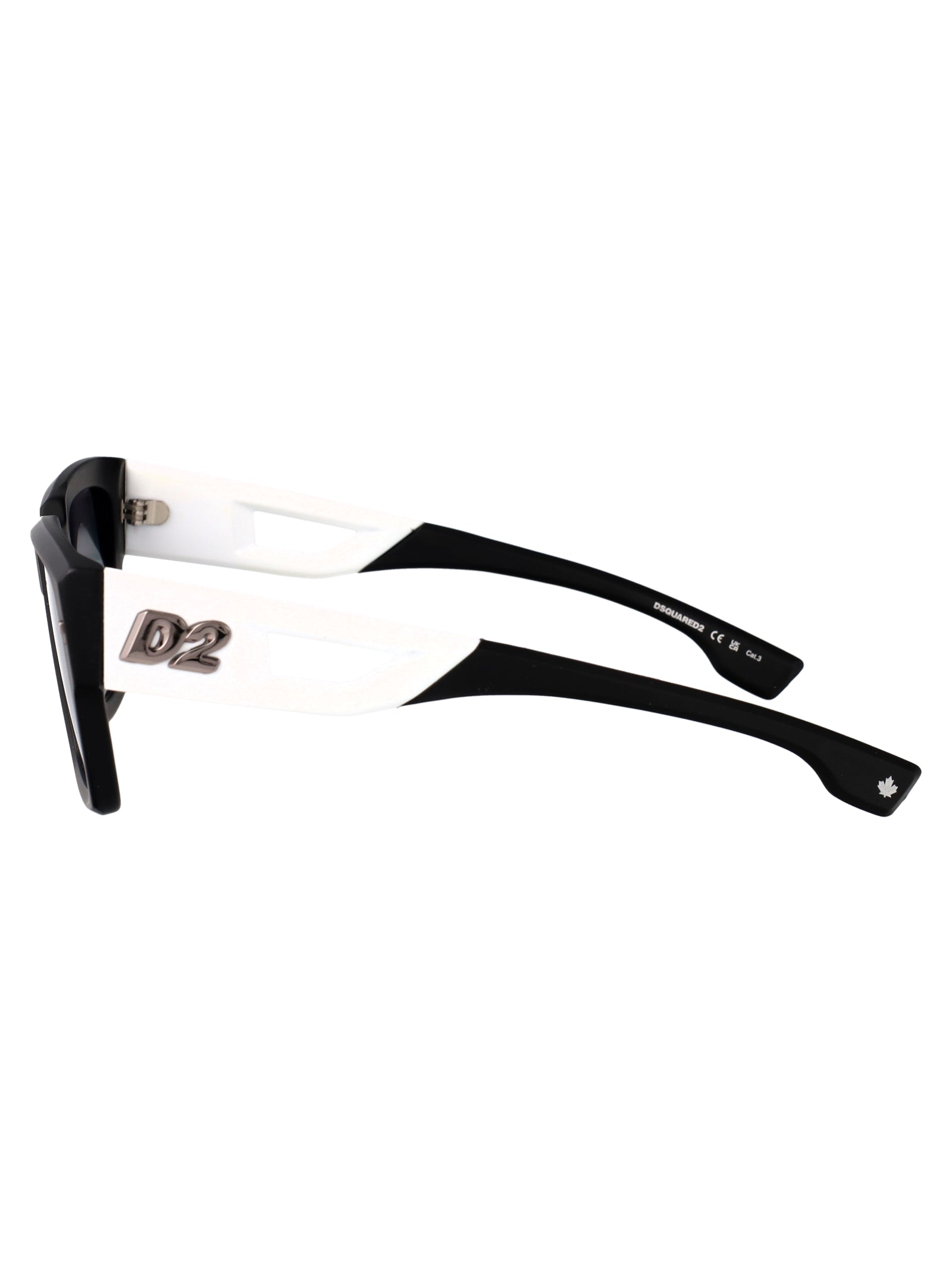 D2 0143-S Matte Black Acetate Sunglasses
