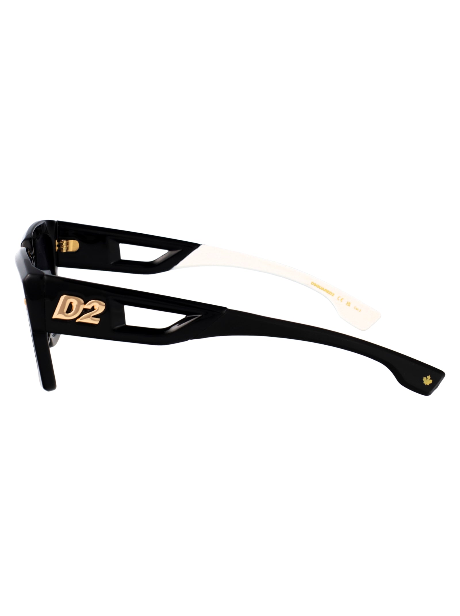 D2 0143-S 807 Black Acetate Sunglasses