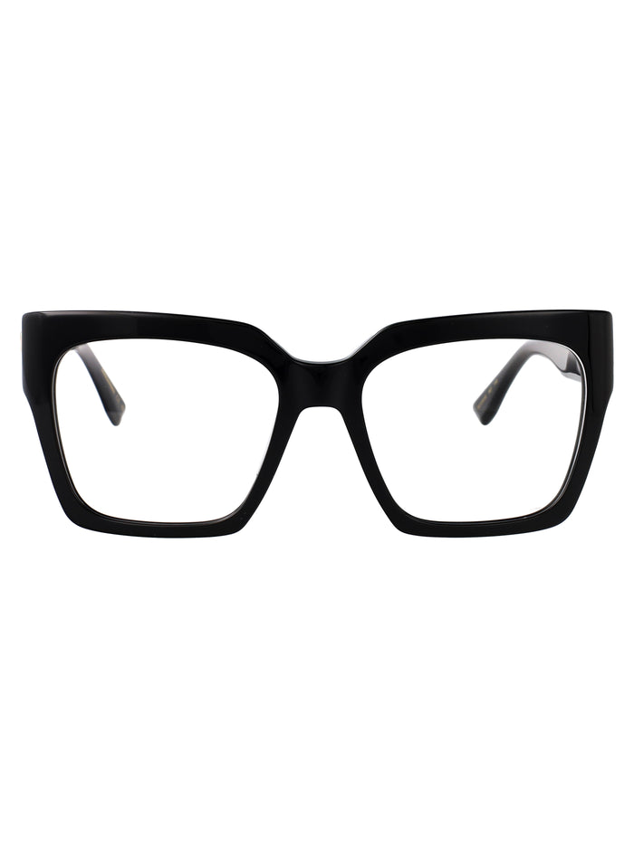 D2 0151-G 807 Black Acetate Optical