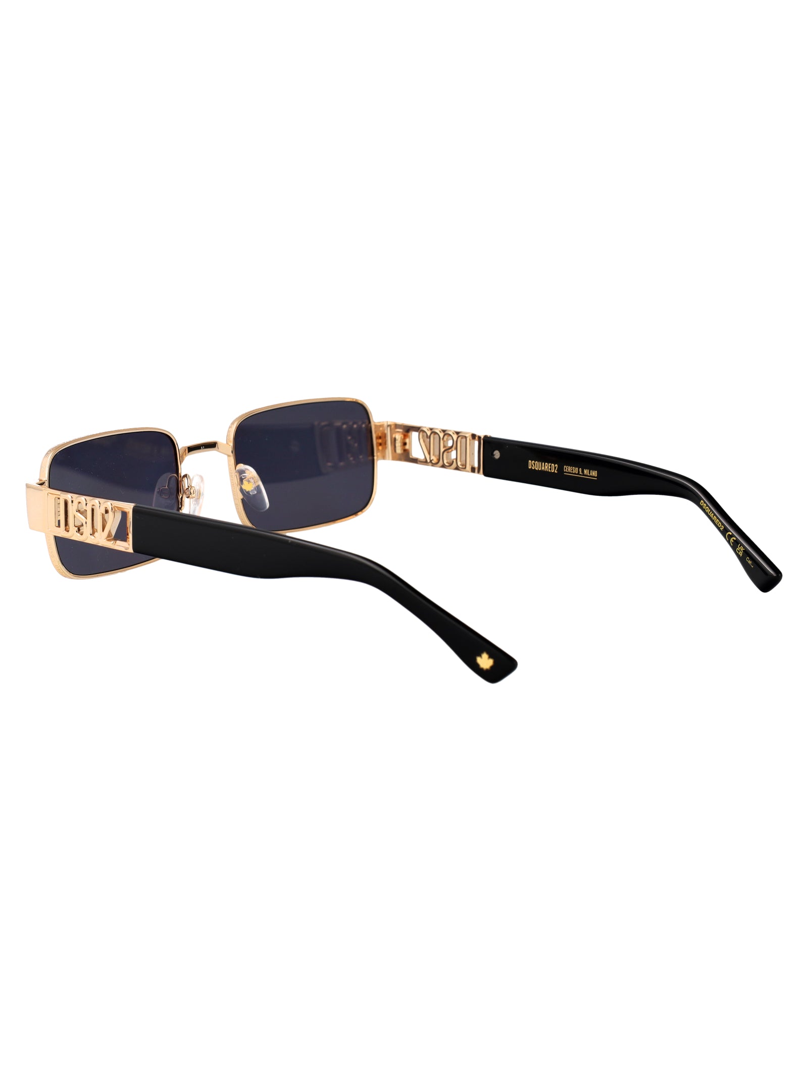 D2 0156-S Rose Gold Metal Sunglasses