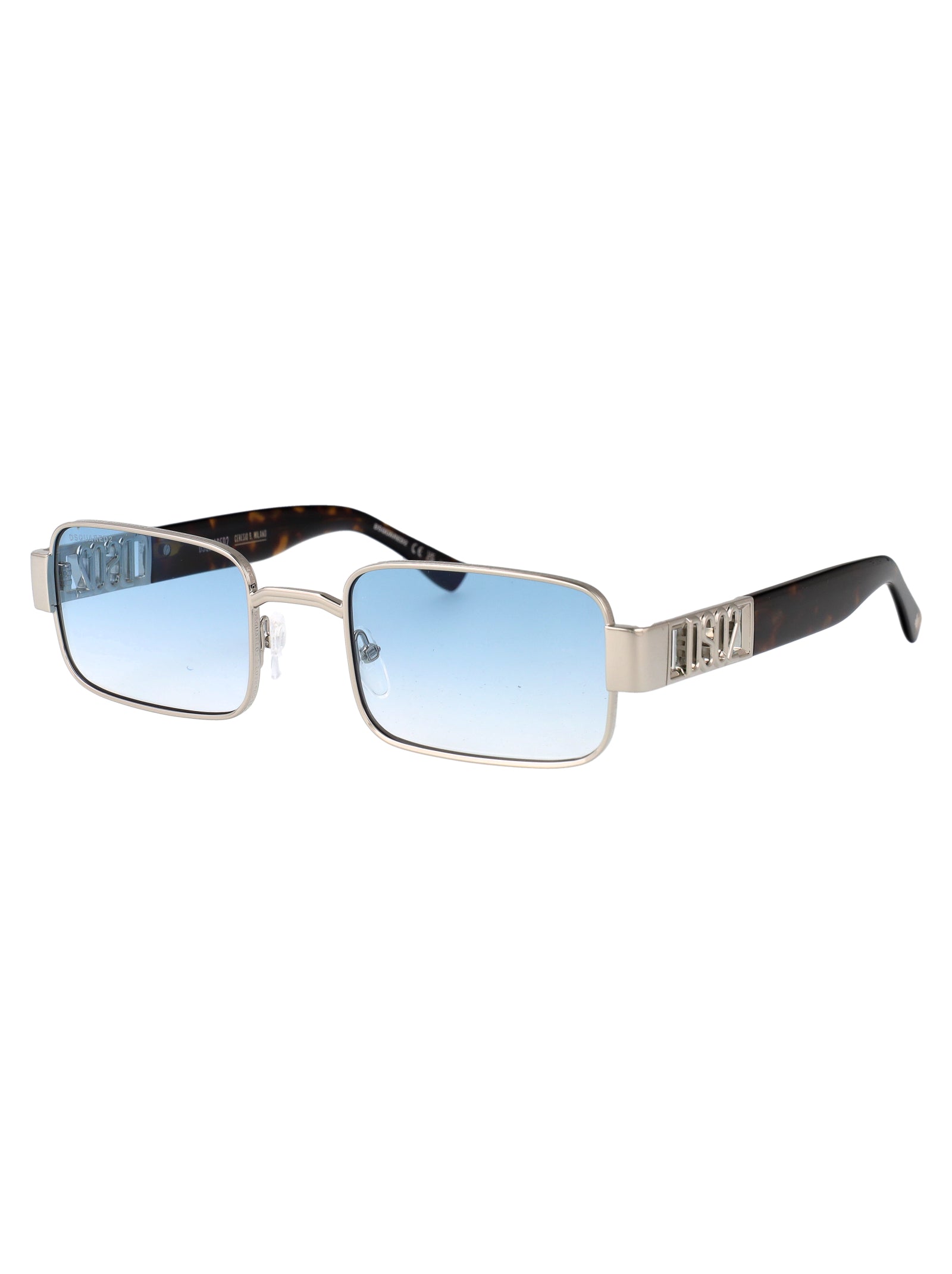 D2 0156-S Rose Gold Metal Sunglasses