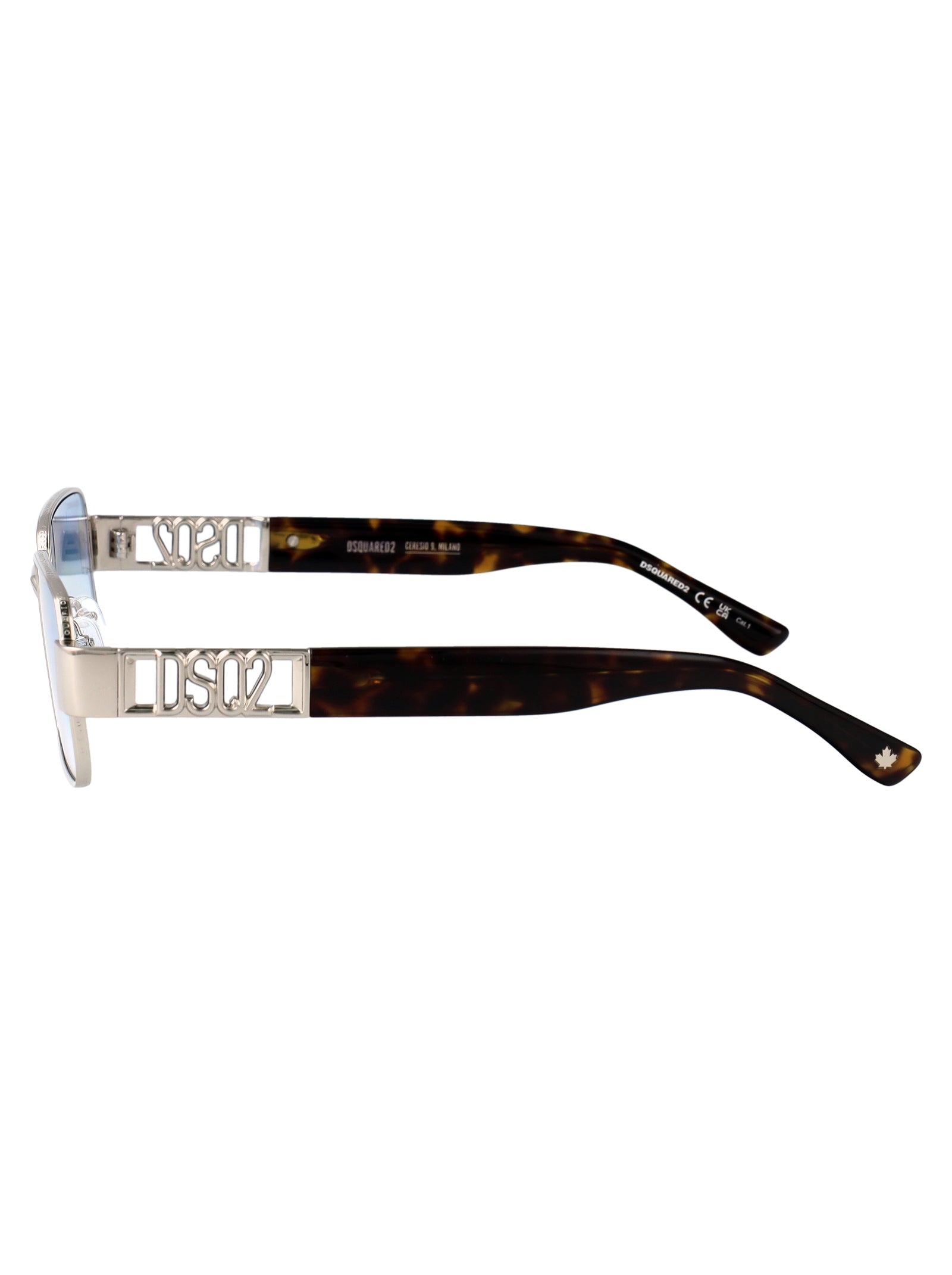 D2 0156-S Rose Gold Metal Sunglasses