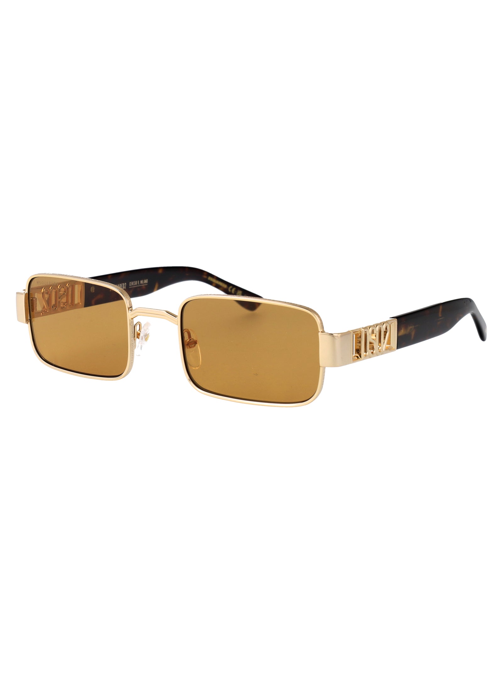 D2 0156-S Rose Gold Metal Sunglasses
