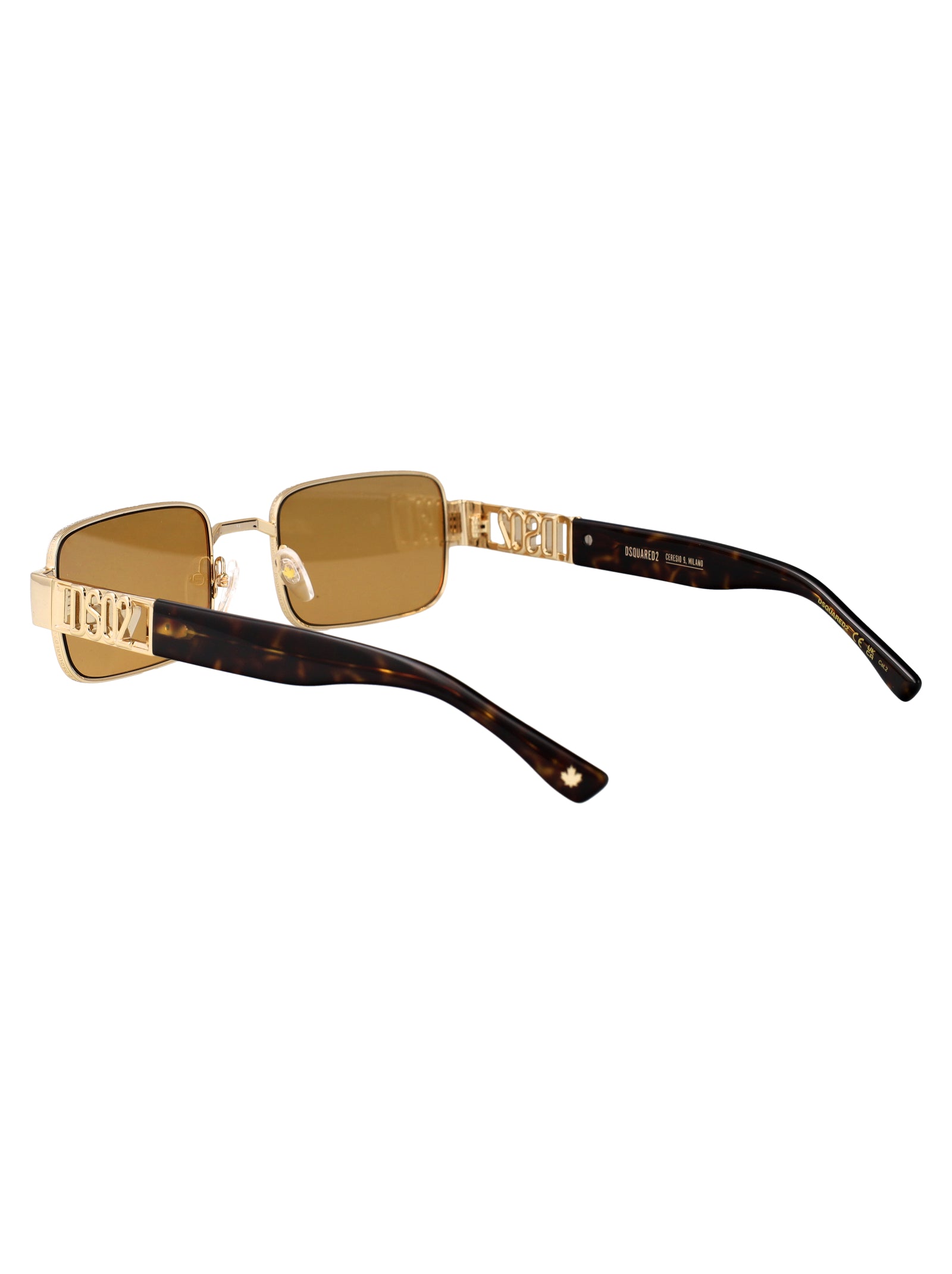 D2 0156-S Rose Gold Metal Sunglasses