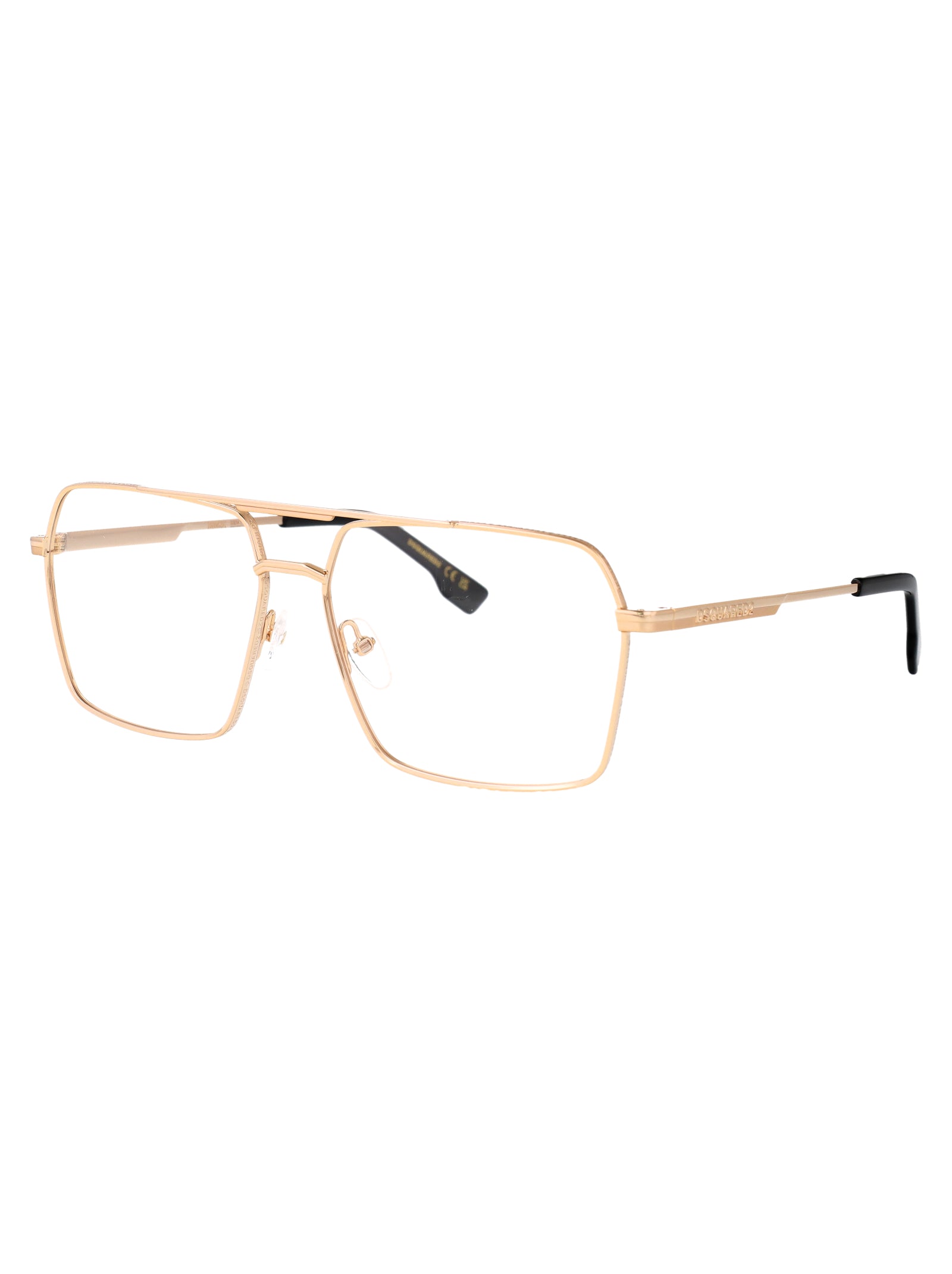 D2 0157 Rose Gold Metal Optical