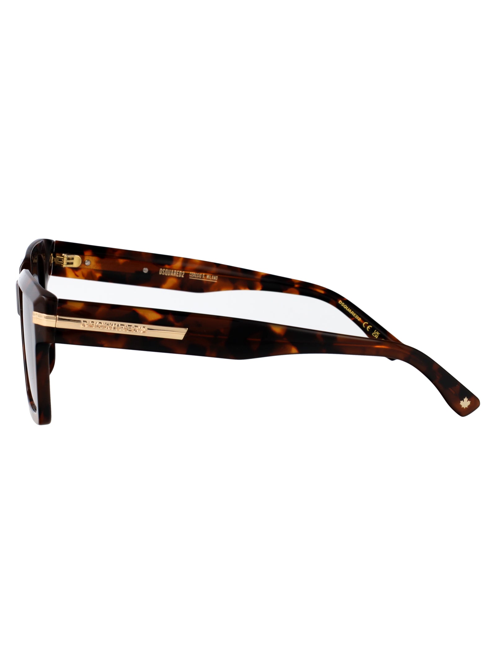 D2 0161-G-S Havana Acetate Sunglasses