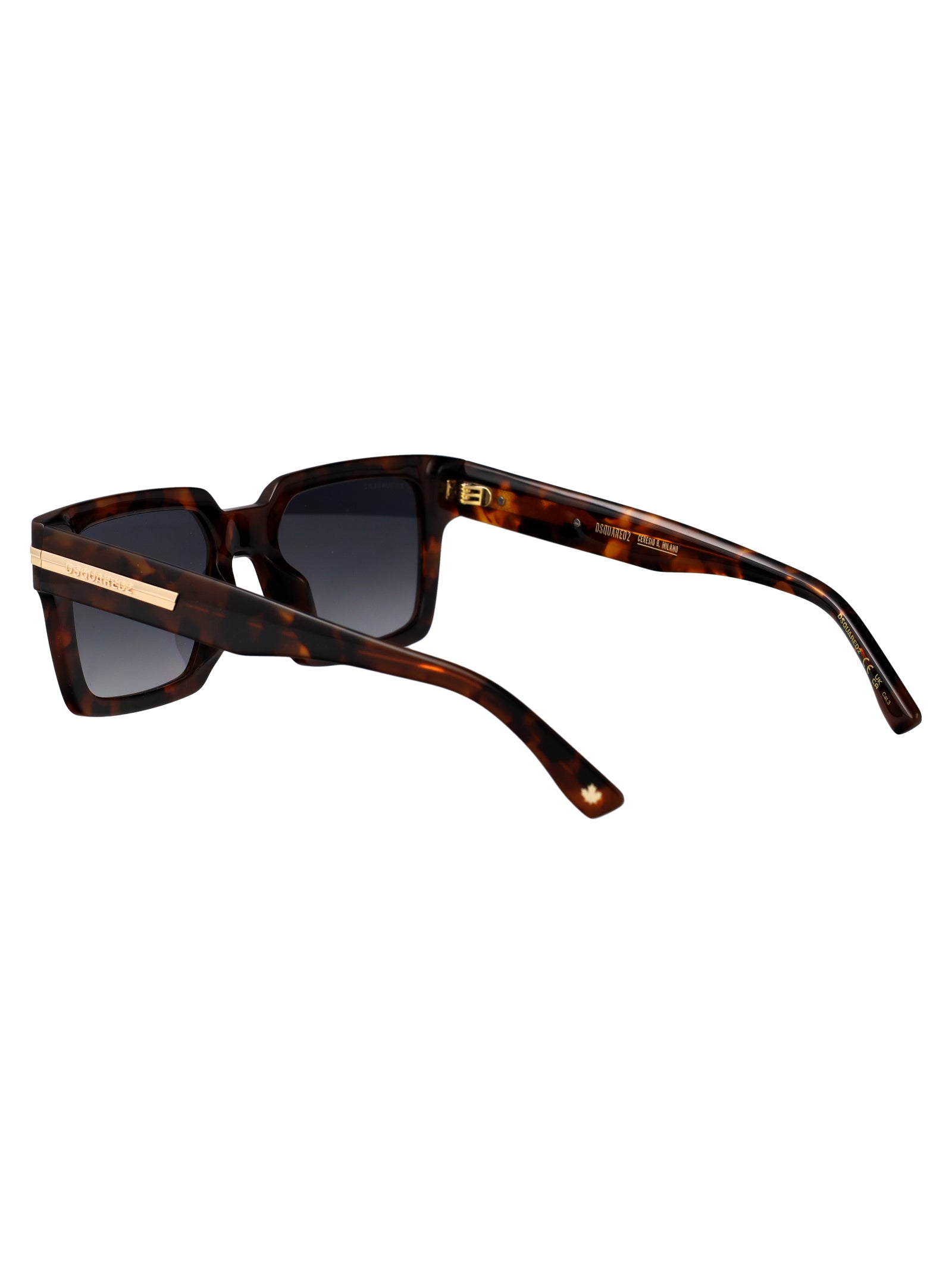 D2 0161-G-S 086 Havana Acetate Sunglasses