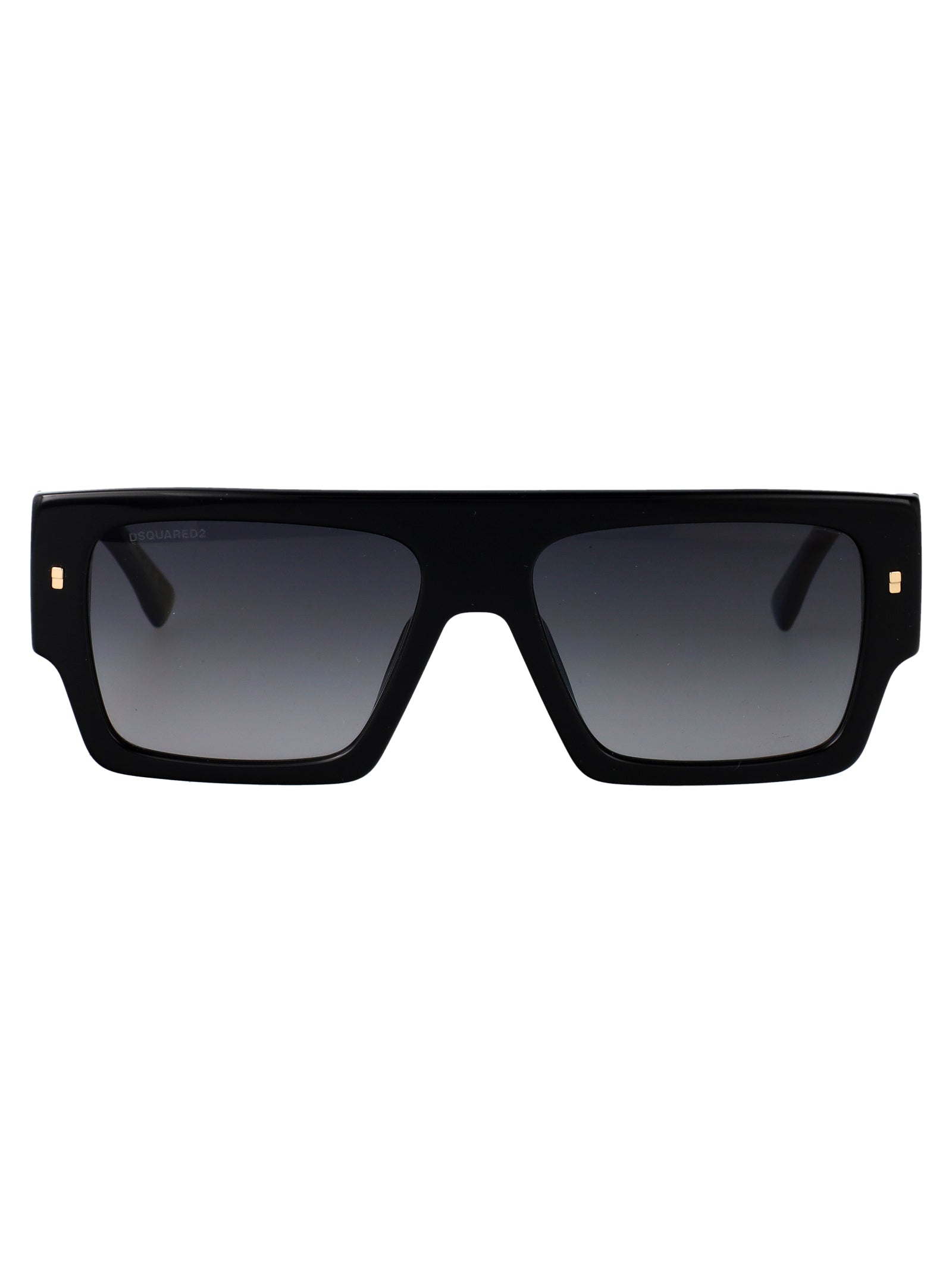 D2 0165-S Black Acetate Sunglasses