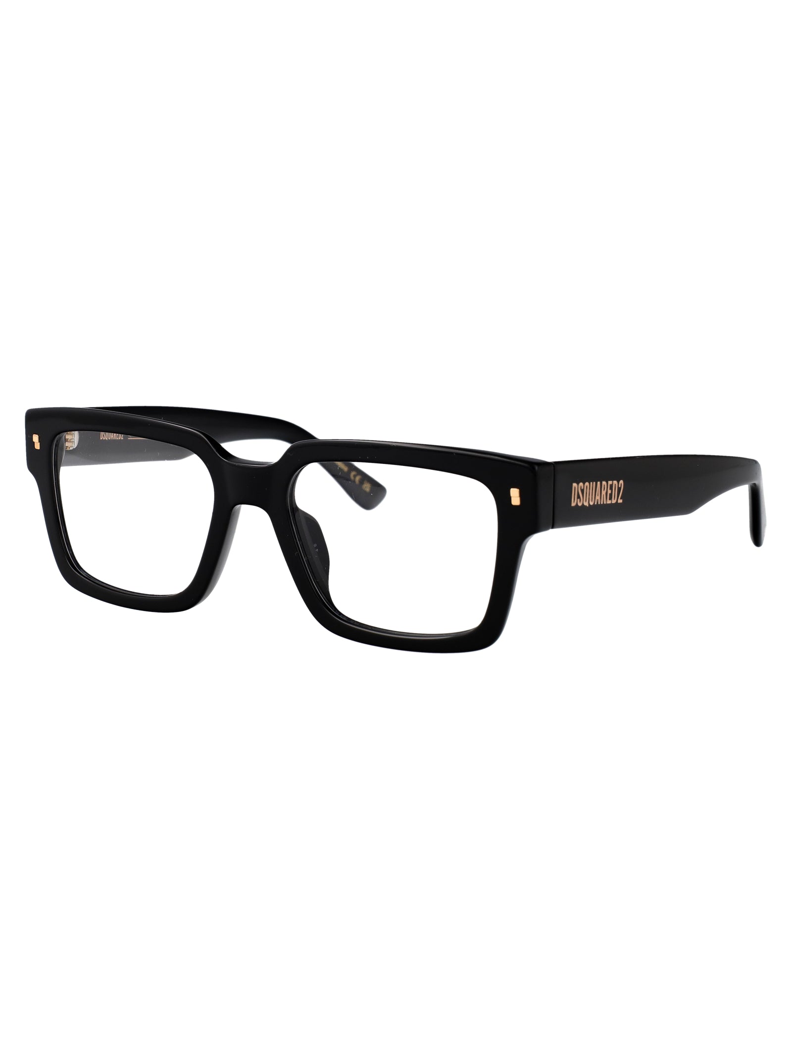 D2 0167-G Black Acetate Optical