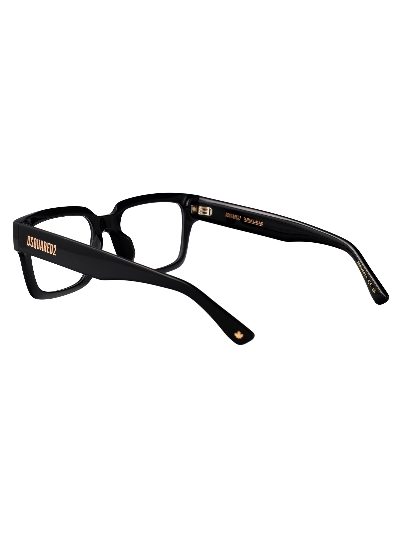 D2 0167-G Black Acetate Optical