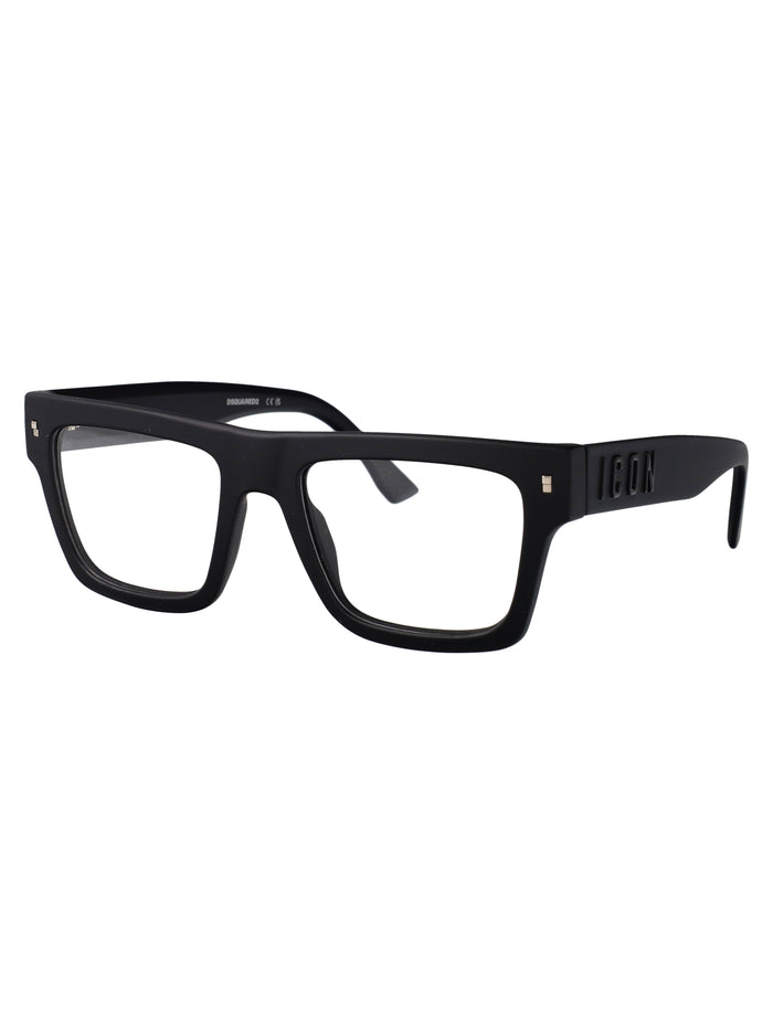 Icon 0023 Matte Black Acetate Optical