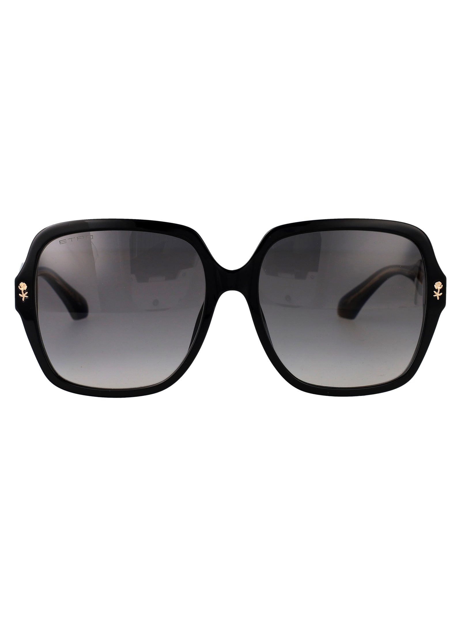 Etro 0064-F-S 807 Black Acetate Sunglasses
