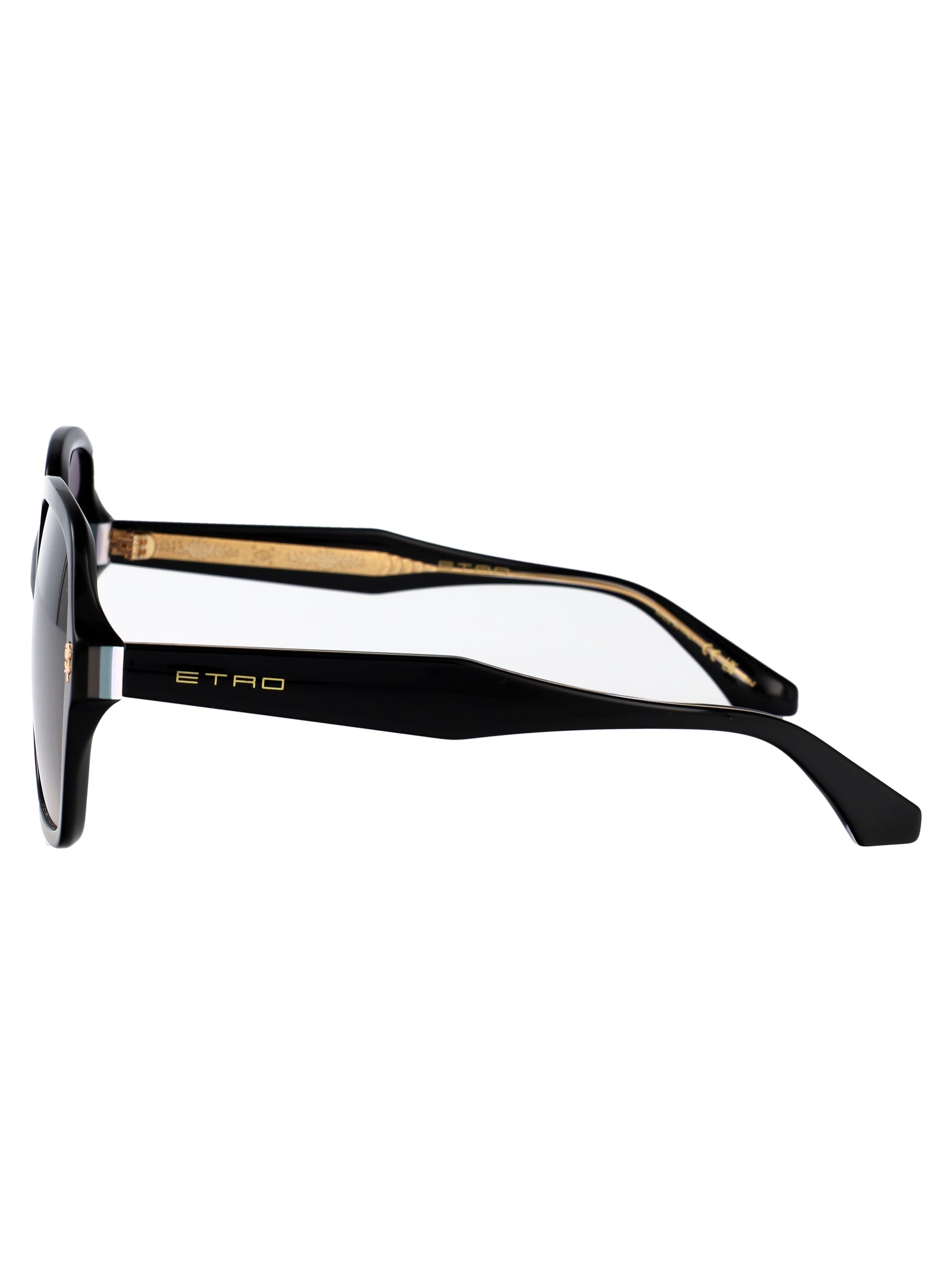 Etro 0064-F-S 807 Black Acetate Sunglasses