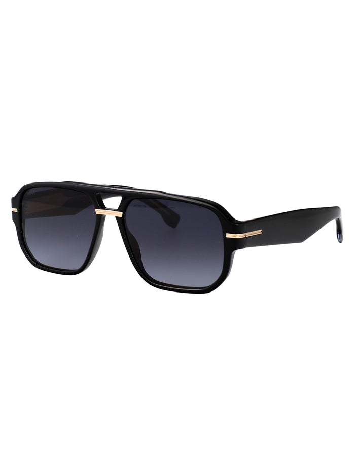 Boss 1718-S 807 Black Acetate Sunglasses