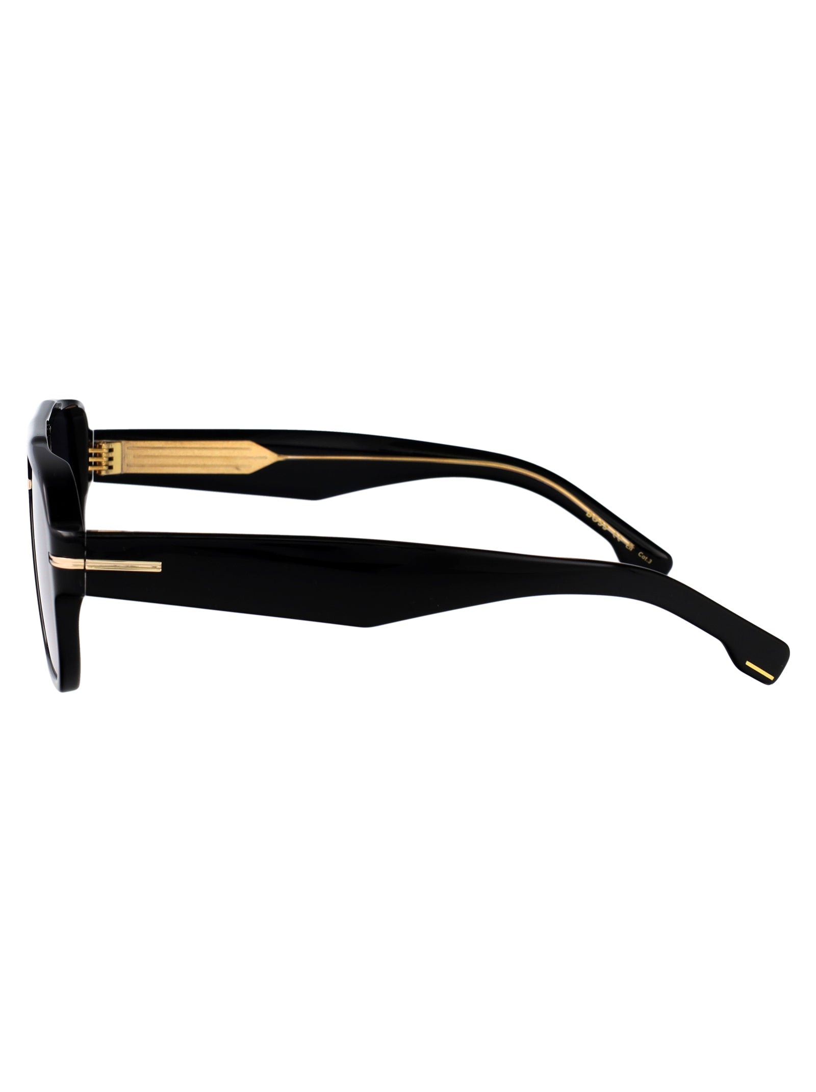 Boss 1718-S Black Acetate Sunglasses