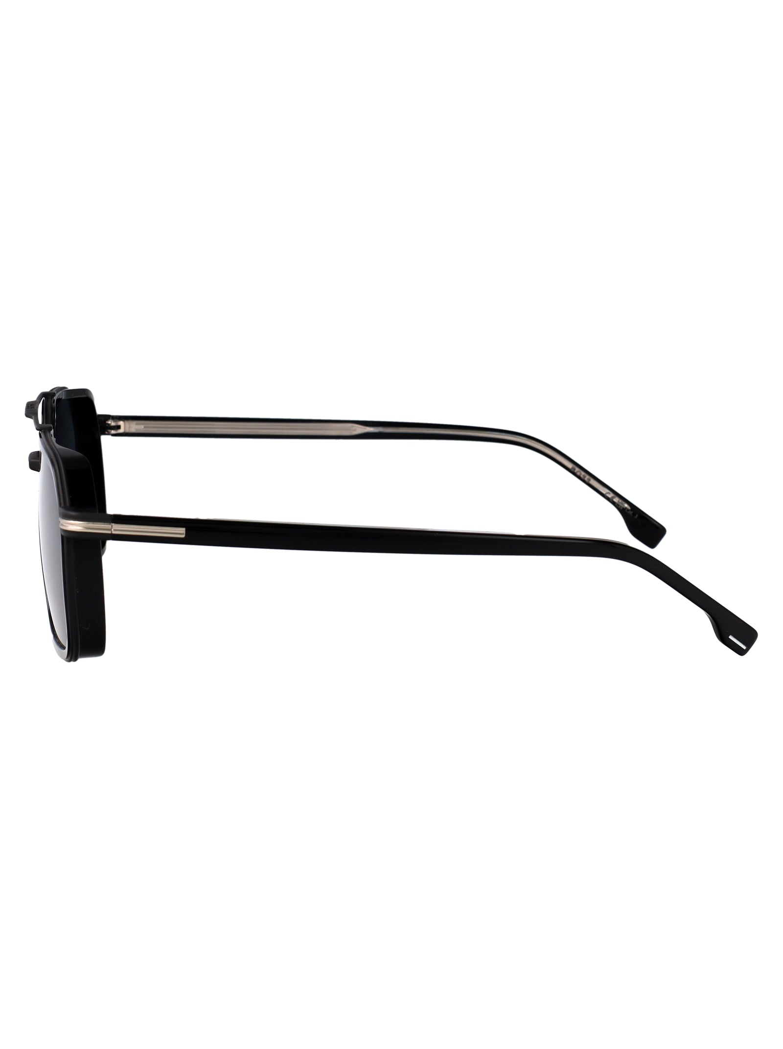 Boss 1724-S Black Gold Stainless Steel Sunglasses