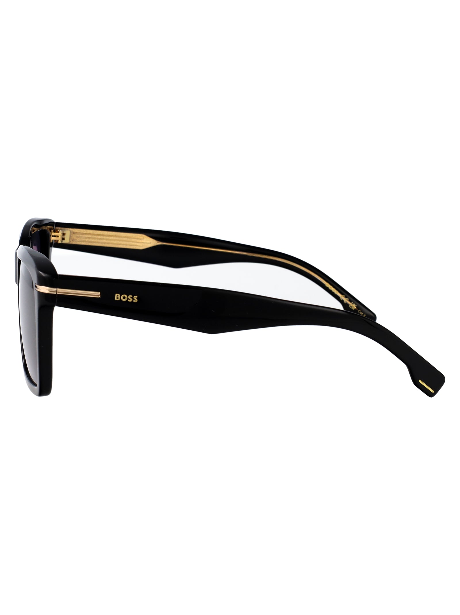 Boss 1745-S Black Acetate Sunglasses