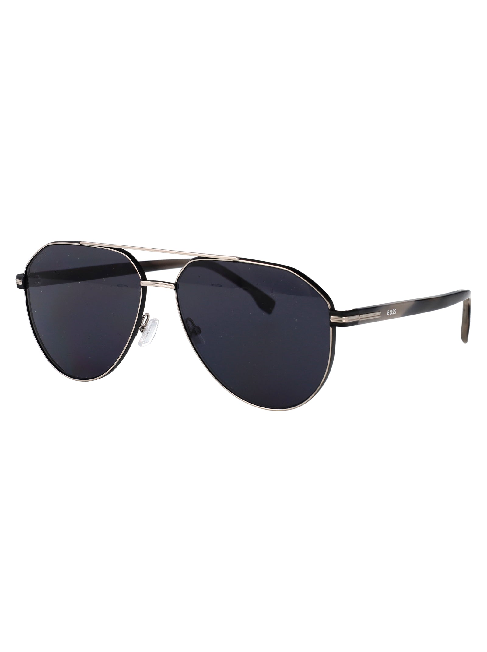 Boss 1747-S Palladium Black Stainless Steel Sunglasses