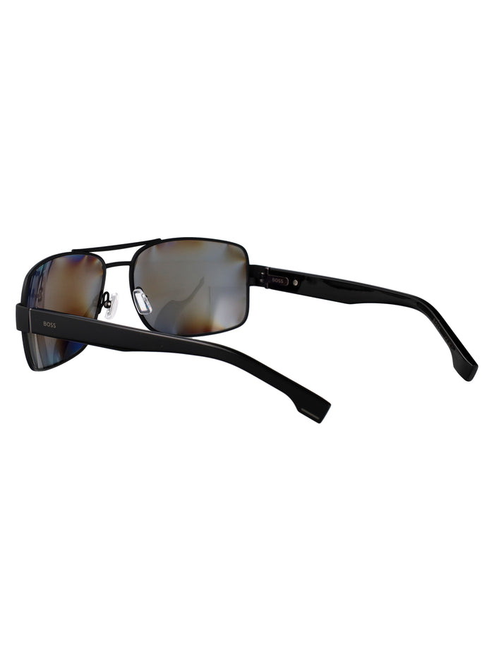 Boss 1761-S 003 Matte Black Stainless Steel Sunglasses