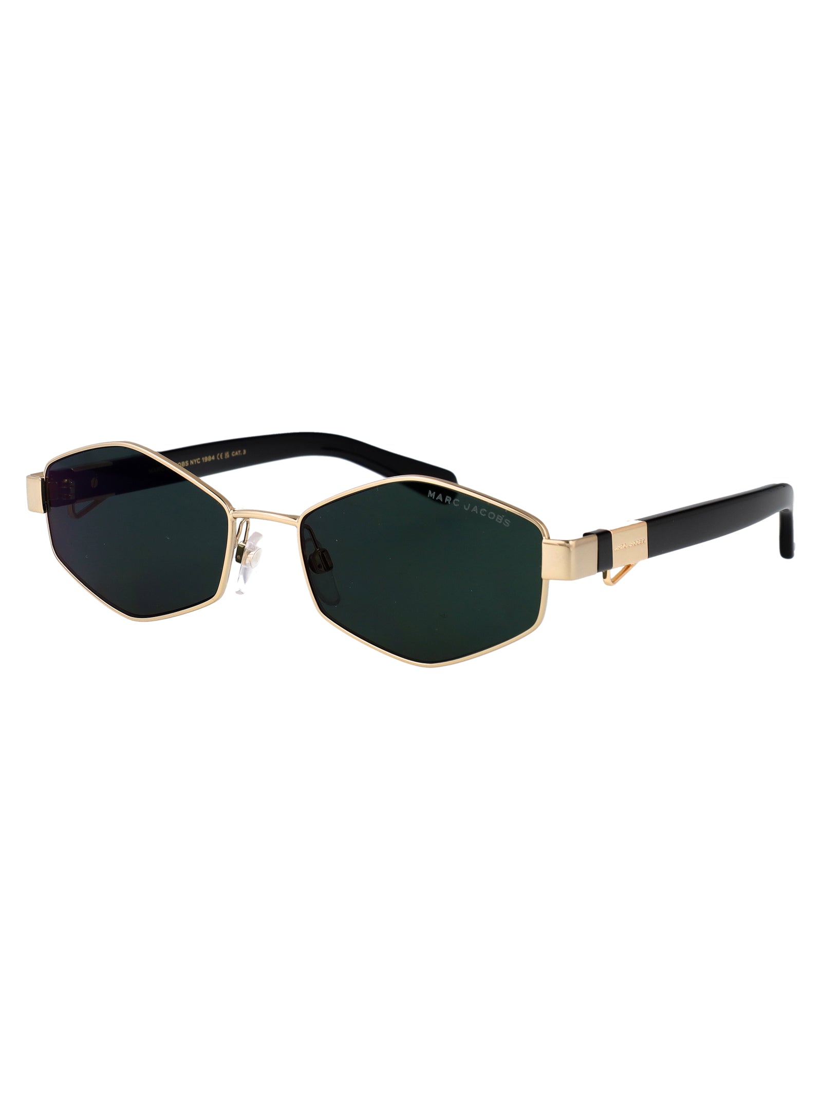 Marc 496-S Pef Gold Green Metal Sunglasses