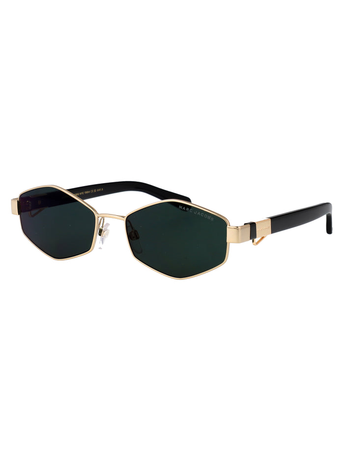 Marc 496-S Pef Gold Green Metal Sunglasses