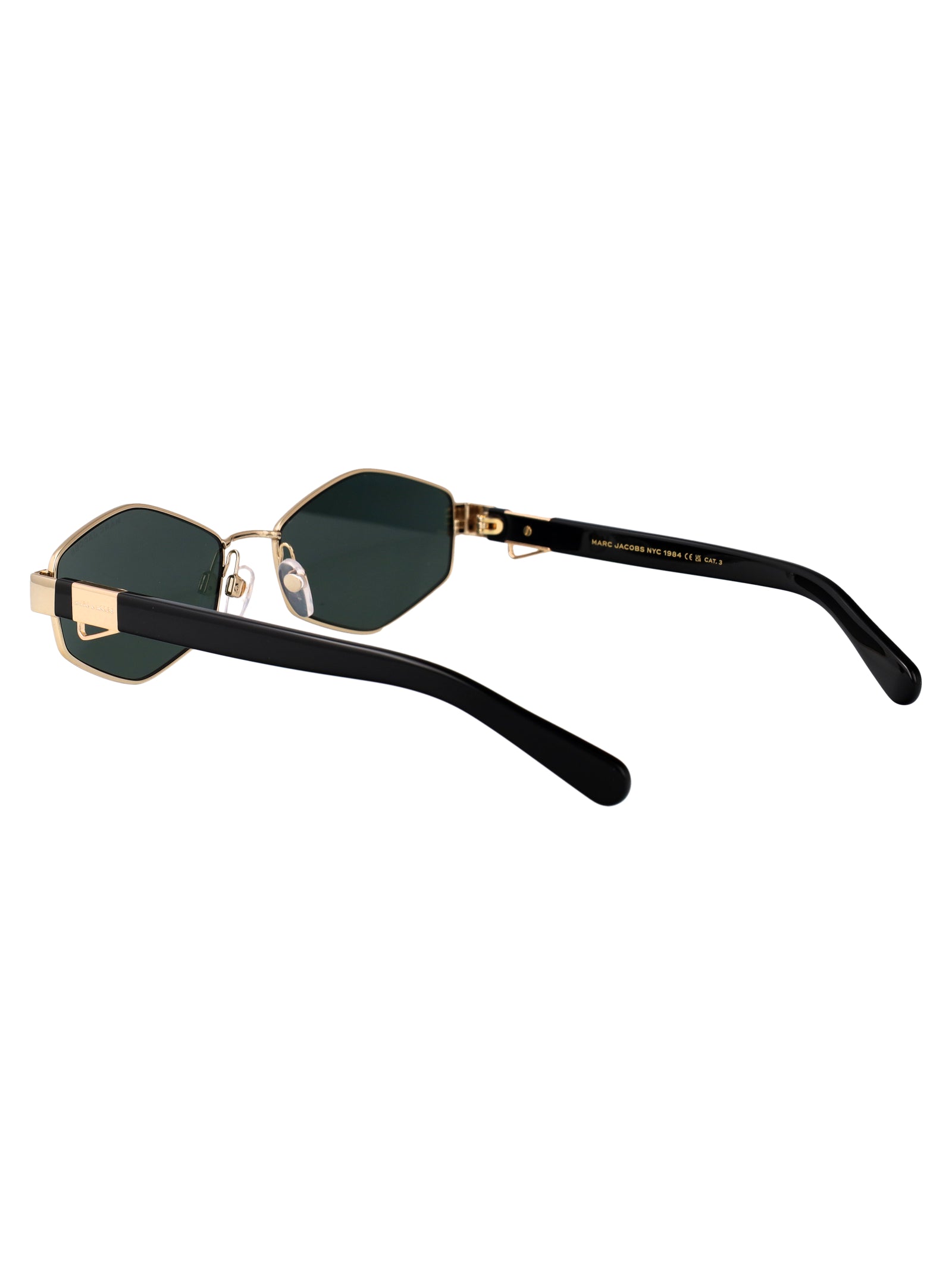 Marc 496-S Pef Gold Green Metal Sunglasses