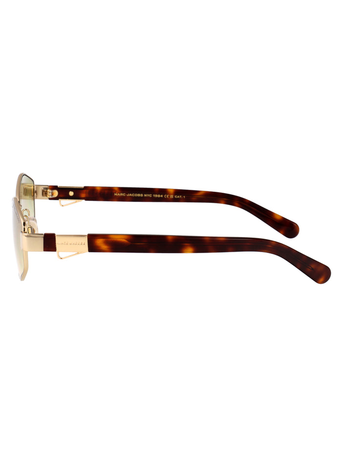 Marc 496-S Lpe Gold Ochre Metal Sunglasses