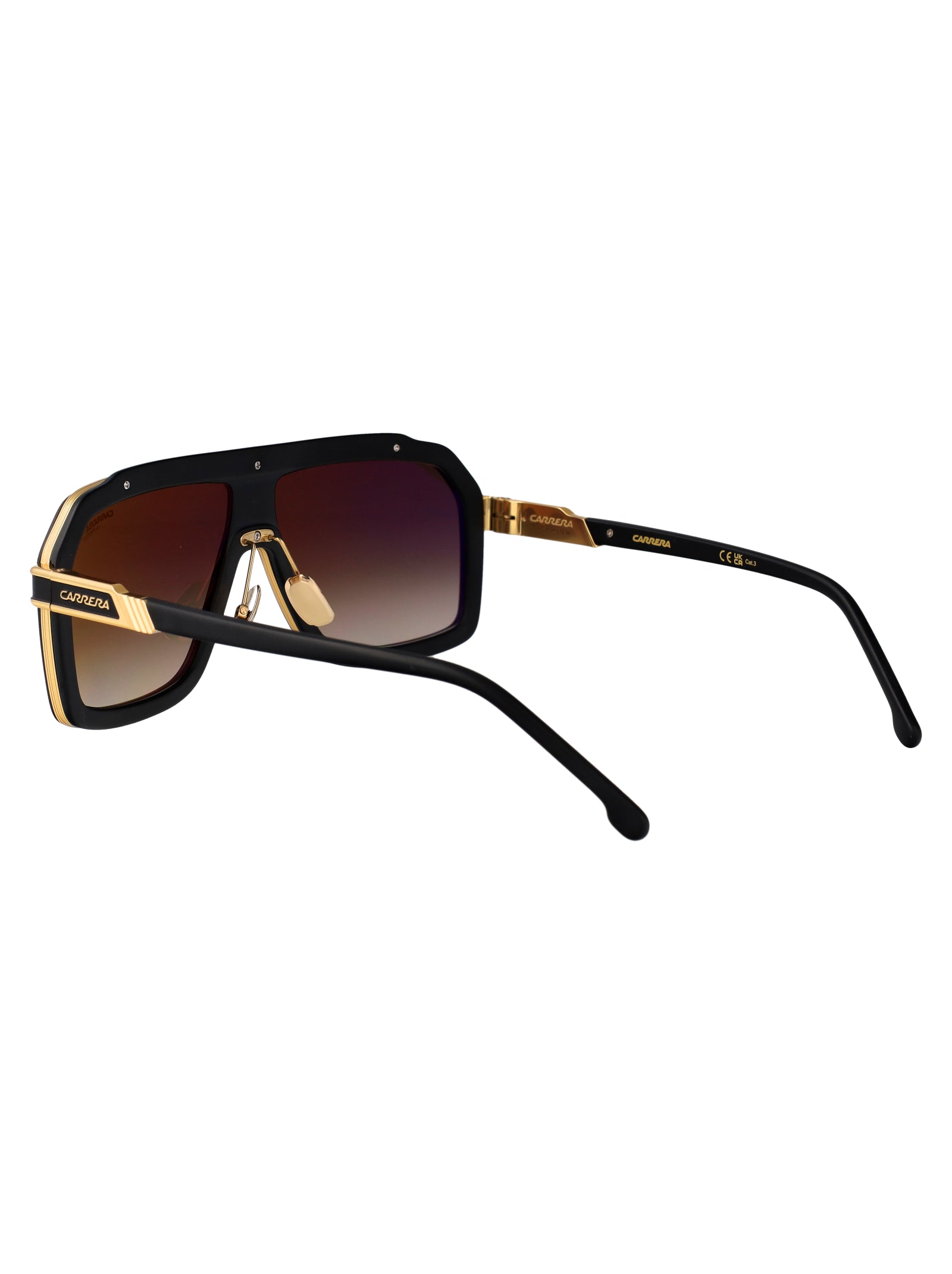 Ca 1053-S-Ti 003 Matte Black Acetate Sunglasses
