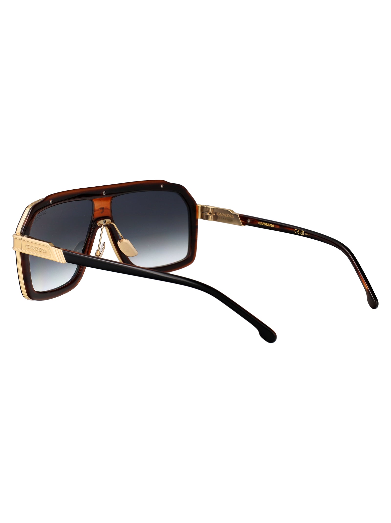 Ca 1053-S-Ti 37n Black Horn Acetate Sunglasses
