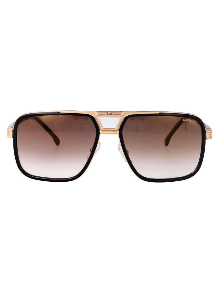 Carrera 1071-S Burgundy Black Metal Sunglasses