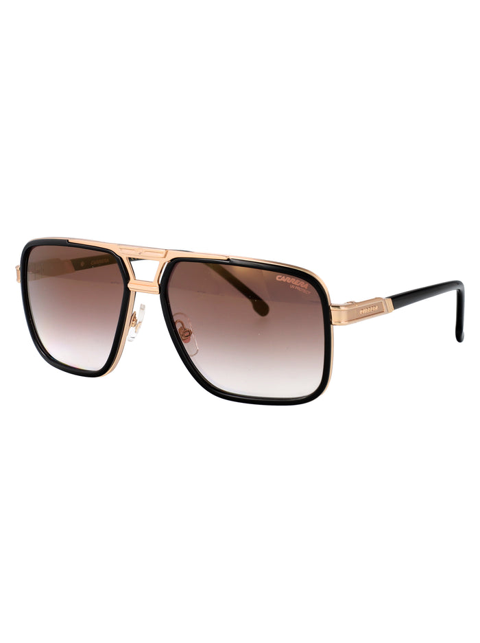 Carrera 1071-S Burgundy Black Metal Sunglasses
